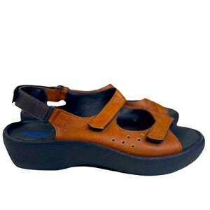 Wolky Jewel Women’s Leather Walking Comfort Sandals